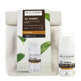 CC Cream Bella Aurora Średni Odcień 30 ml 2 Części