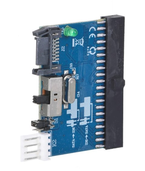 Adapter GEMBIRD SATA-IDE-2 (SATA M - IDE F; 0,30m; kolor czarny) Adapter GEMBIRD SATA-IDE-2 (SATA M - IDE F; 0,30m; kolor czarny)