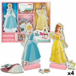 Figurki Disney Princess 45 Części 4 Sztuk 9 x 20,5 x 1,2 cm