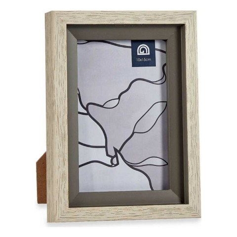Ramka na Zdjęcia 13,5 x 18,8 x 2 cm Szkło Szary Beżowy Plastikowy (6 Sztuk) Ramka na Zdjęcia 13,5 x 18,8 x 2 cm Szkło Szary Beżowy Plastikowy (6 Sztuk)