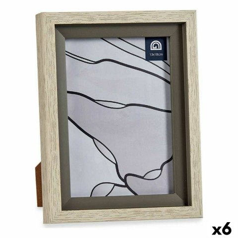 Ramka na Zdjęcia 17 x 2 x 21,8 cm Szkło Szary Beżowy Plastikowy (6 Sztuk) Ramka na Zdjęcia 17 x 2 x 21,8 cm Szkło Szary Beżowy Plastikowy (6 Sztuk)