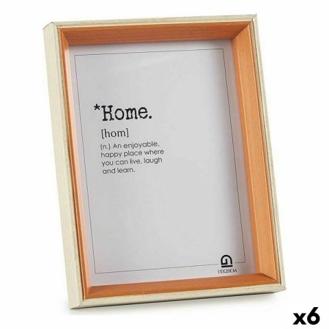 Ramka na Zdjęcia 17 x 22 x 3 cm Szkło Brązowy Biały Drewno MDF (6 Sztuk) Ramka na Zdjęcia 17 x 22 x 3 cm Szkło Brązowy Biały Drewno MDF (6 Sztuk)