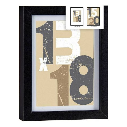 Ramka na Zdjęcia 18 x 23 x 2,5 cm Czarny Szkło Drewno MDF (6 Sztuk) Ramka na Zdjęcia 18 x 23 x 2,5 cm Czarny Szkło Drewno MDF (6 Sztuk)