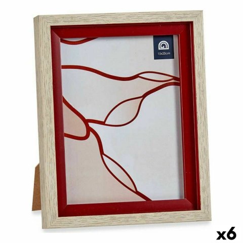 Ramka na Zdjęcia 18,8 x 2 x 24 cm Szkło Czerwony Drewno Brązowy Plastikowy (6 Sztuk) Ramka na Zdjęcia 18,8 x 2 x 24 cm Szkło Czerwony Drewno Brązowy Plastikowy (6 Sztuk)