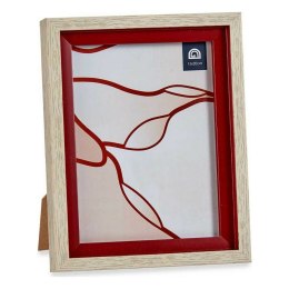 Ramka na Zdjęcia 18,8 x 2 x 24 cm Szkło Czerwony Drewno Brązowy Plastikowy (6 Sztuk)
