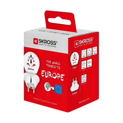 Adapter Elektryczny Skross 1500211-E Europejski Międzynarodowy Adapter Elektryczny Skross 1500211-E Europejski Międzynarodowy