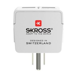 Adapter Elektryczny Skross 1500281 USB x 2 Europejski Stany Zjednoczone