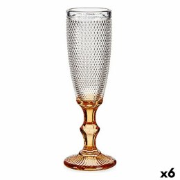 Kieliszek do szampana Punkt Bursztyn Szkło 180 ml (6 Sztuk)
