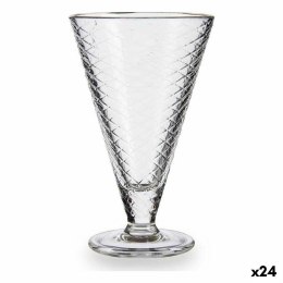 Puchar do lodów i koktajli Przezroczysty Szkło 340 ml (24 Sztuk)