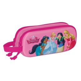 Piórnik Podwójny Disney Princess Różowy 21 x 8 x 6 cm 3D