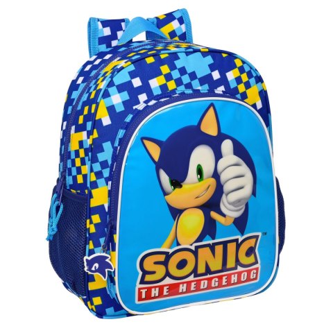 Plecak szkolny Sonic Speed 32 x 38 x 12 cm Niebieski Plecak szkolny Sonic Speed 32 x 38 x 12 cm Niebieski