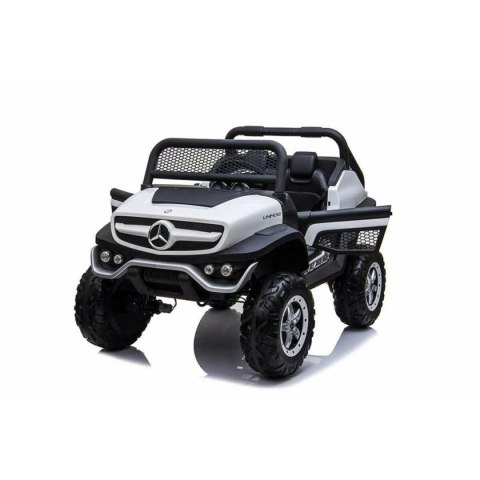 Elektryczny Samochód dla Dzieci Mercedes Benz Unimog Biały 12 V Elektryczny Samochód dla Dzieci Mercedes Benz Unimog Biały 12 V