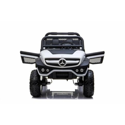 Elektryczny Samochód dla Dzieci Mercedes Benz Unimog Biały 12 V Elektryczny Samochód dla Dzieci Mercedes Benz Unimog Biały 12 V