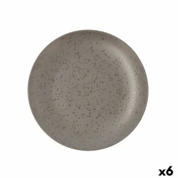 Płaski Talerz Ariane Oxide Szary Ceramika Ø 27 cm (6 Sztuk)