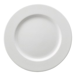 Talerz deserowy Ariane Orba Ceramika Biały Ø 21 cm (12 Sztuk)