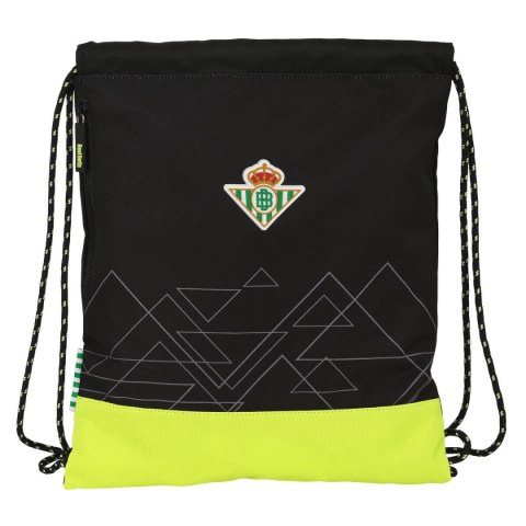 Worek na buty ze sznurkami Real Betis Balompié Czarny Limonka Worek na buty ze sznurkami Real Betis Balompié Czarny Limonka