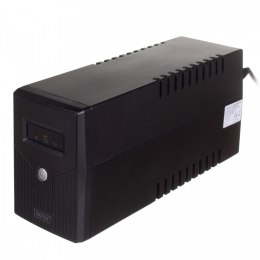 Zasilacz awaryjny UPS Line-Ineractive LED, 600VA/360W, 1x12V/7Ah, AVR, 2xSCHUKO, USB, RJ11