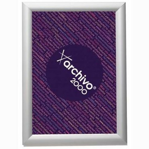 Ekspozytor na ladę Archivo 2000 Z ramą Srebrzysty Din A4 Ekspozytor na ladę Archivo 2000 Z ramą Srebrzysty Din A4