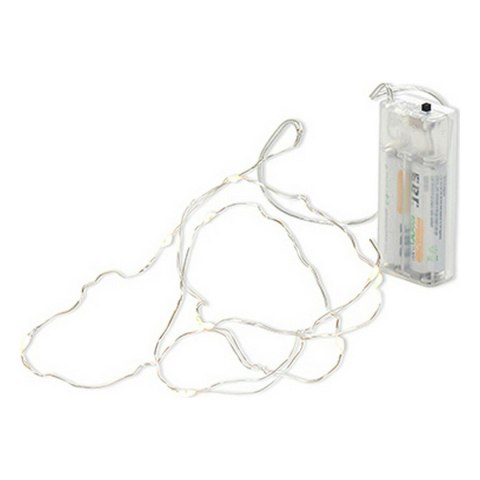 Girlanda z Lampkami LED 90 cm Przezroczysty (12 Sztuk) Girlanda z Lampkami LED 90 cm Przezroczysty (12 Sztuk)