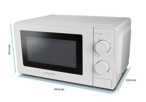 ESPERANZA KUCHENKA MIKROFALOWA ESTOFADO BIAŁA EKO011W ESPERANZA KUCHENKA MIKROFALOWA ESTOFADO BIAŁA EKO011W