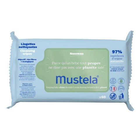 Chusteczki Nawilżane Mustela 60 Sztuk Chusteczki Nawilżane Mustela 60 Sztuk