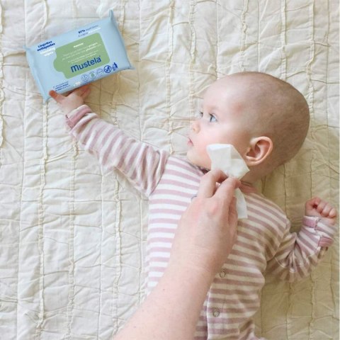 Chusteczki Nawilżane Mustela 60 Sztuk Chusteczki Nawilżane Mustela 60 Sztuk