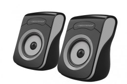 Głośniki 2.0 USB Flamenco czarno-szare