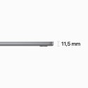 Apple 15-inch MacBook Air: Apple M2 chip with 8-core CPU and 10-core GPU, 256GB - Space Grey