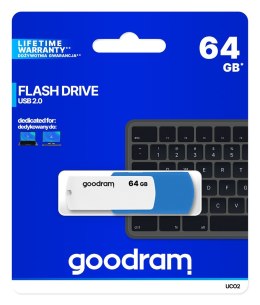 Pendrive GoodRam Colour UCO2-0640MXR11 (64GB; USB 2.0; kolor niebieski)