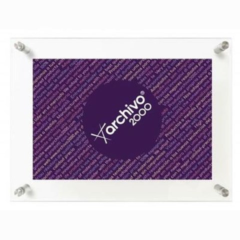 Ekspozytor na ladę Archivo 2000 Metakrylan Przezroczysty Din A4 Ekspozytor na ladę Archivo 2000 Metakrylan Przezroczysty Din A4