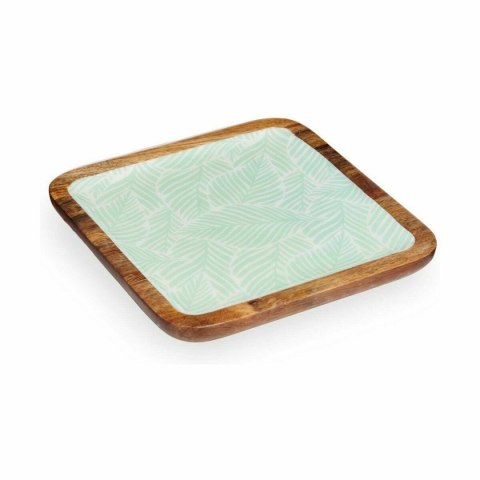 Dekoracja na Stół Biały Brązowy Kolor Zielony Liść roślin 25 x 25 cm (6 Sztuk) Dekoracja na Stół Biały Brązowy Kolor Zielony Liść roślin 25 x 25 cm (6 Sztuk)