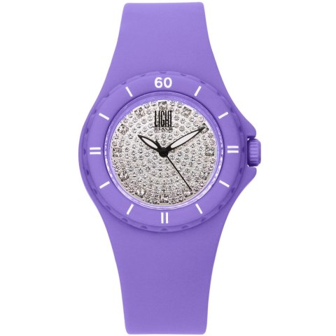 Zegarek Damski Light Time SILICON STRASS (Ø 36 mm) Zegarek Damski Light Time SILICON STRASS (Ø 36 mm)