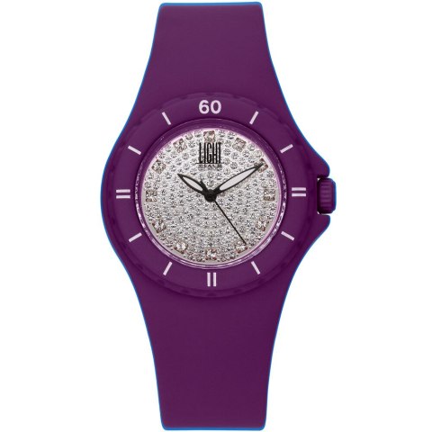 Zegarek Damski Light Time SILICON STRASS (Ø 36 mm) Zegarek Damski Light Time SILICON STRASS (Ø 36 mm)