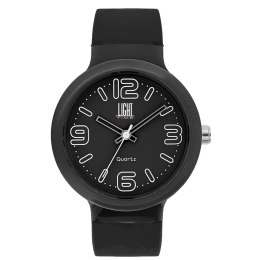 Zegarek Unisex Light Time EUROPE Czarny (Ø 40 mm)