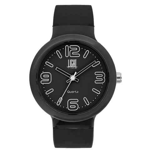 Zegarek Unisex Light Time EUROPE Czarny (Ø 40 mm) Zegarek Unisex Light Time EUROPE Czarny (Ø 40 mm)