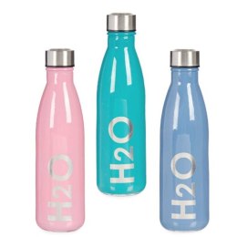 Butelka H2O Szkło Stal nierdzewna 650 ml (24 Sztuk)