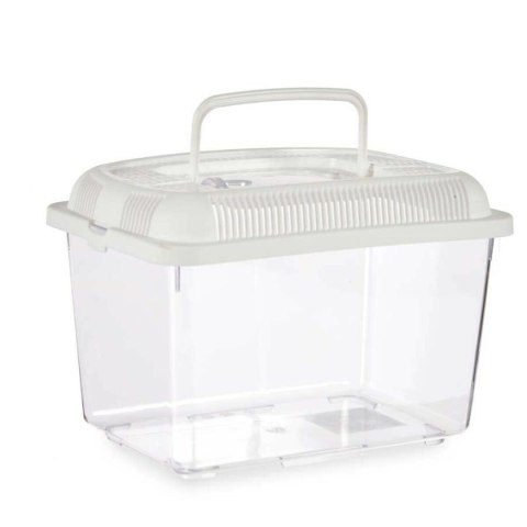 Akwarium Z uchwytem Duży Biały Plastikowy 7 L 20 x 20 x 30 cm (8 Sztuk) Akwarium Z uchwytem Duży Biały Plastikowy 7 L 20 x 20 x 30 cm (8 Sztuk)