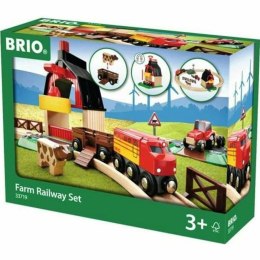 Tory kolejowe Brio Farm Railway Set