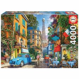 Układanka puzzle Educa The old streets of Paris 19284 4000 Części