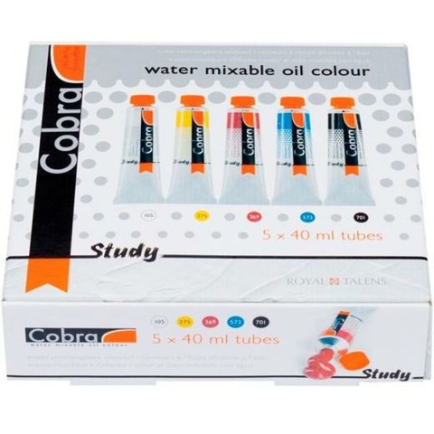 Zestaw do malowania Talens Cobra Malowanie olejne Wielokolorowy 40 ml Zestaw do malowania Talens Cobra Malowanie olejne Wielokolorowy 40 ml