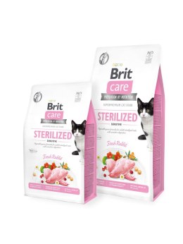 BRIT CARE Cat Grain-Free Sterilised Sensitive - karma dla kotów wysterylizowanych - 7kg