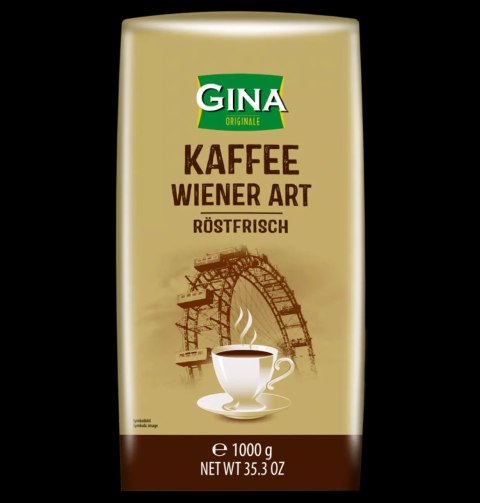Gina Kaffee Wiener Art Kawa Ziarnista 1 kg Gina Kaffee Wiener Art Kawa Ziarnista 1 kg