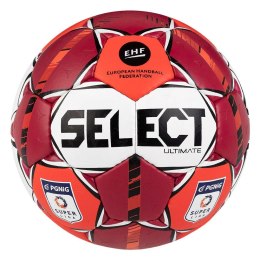Piłka ręczna Select Ultimate PGNiG Superliga czerwono-biała rozm. 3