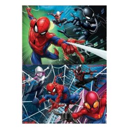Zestaw 2 Puzzli Spider-Man Hero 100 Części 40 x 28 cm