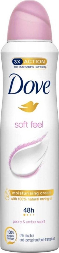 Dove Soft Feel Anti-Transpirant-Spray 150 ml Dove Soft Feel Anti-Transpirant-Spray 150 ml