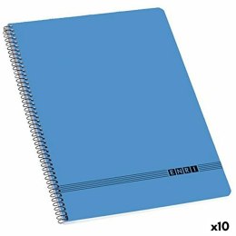 Notatnik ENRI A4 Niebieski (10 Sztuk)