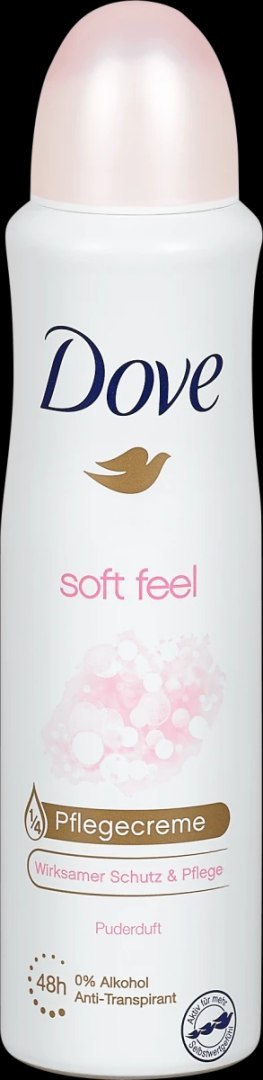 Dove Soft Feel Anti-Transpirant Spray 150 ml DE Dove Soft Feel Anti-Transpirant Spray 150 ml DE