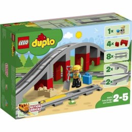 Zestaw Samochodów Lego DUPLO 10872 Train rails and bridge 26 Części