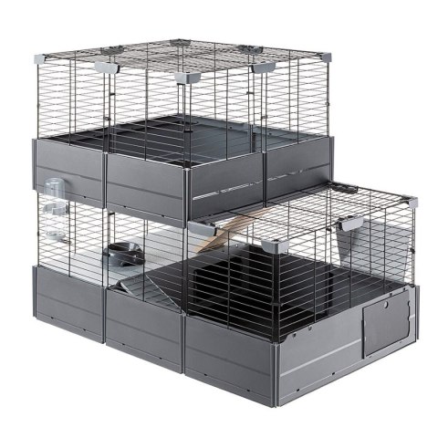 Klatka Ferplast Multipla Double 107,5 x 72 x 96,5 cm Metal Plastikowy Klatka Ferplast Multipla Double 107,5 x 72 x 96,5 cm Metal Plastikowy