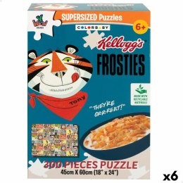 Układanka puzzle Colorbaby Kellogg's Frosties 300 Części 6 Sztuk 60 x 45 x 0,1 cm